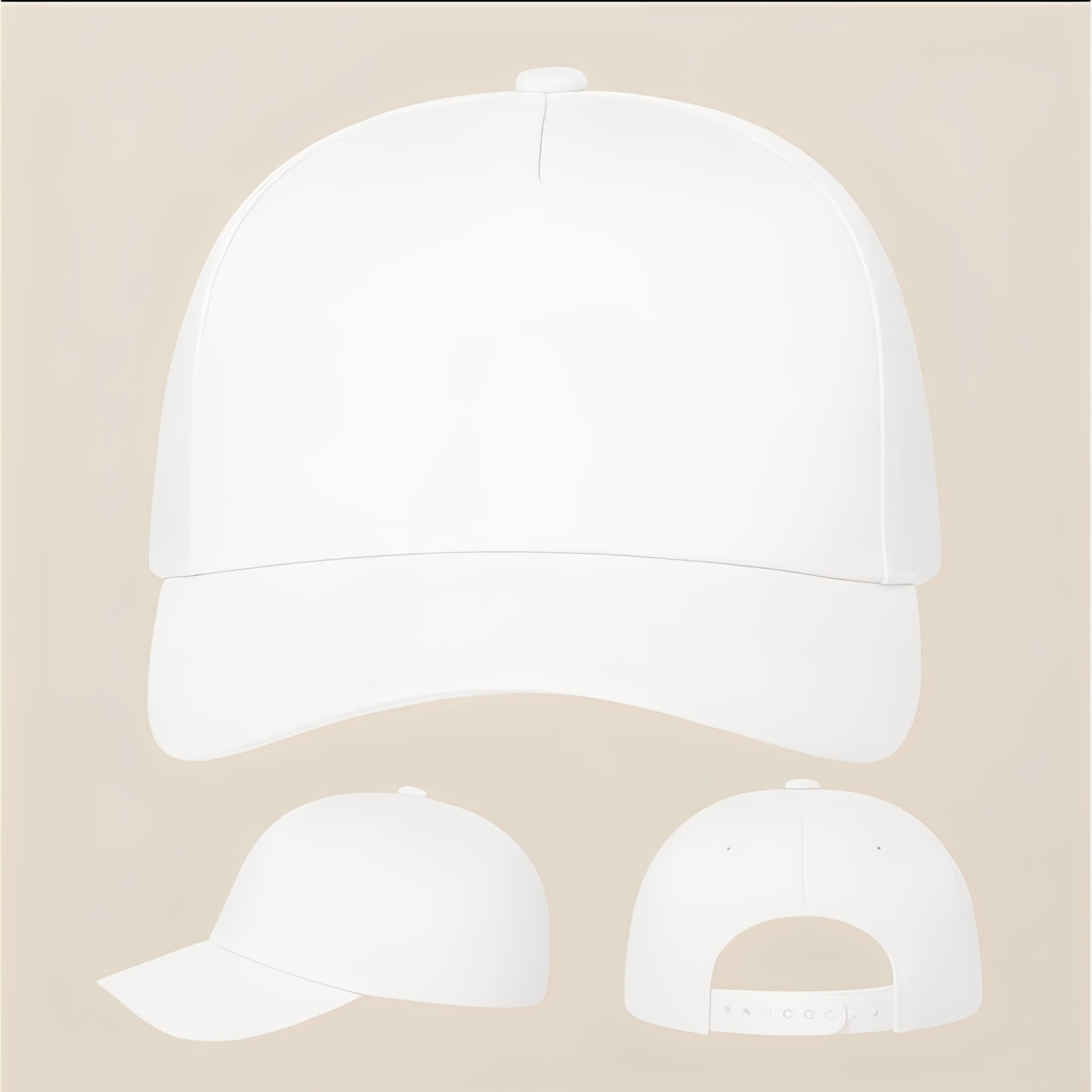 Five Panel Twill Snapback Cap