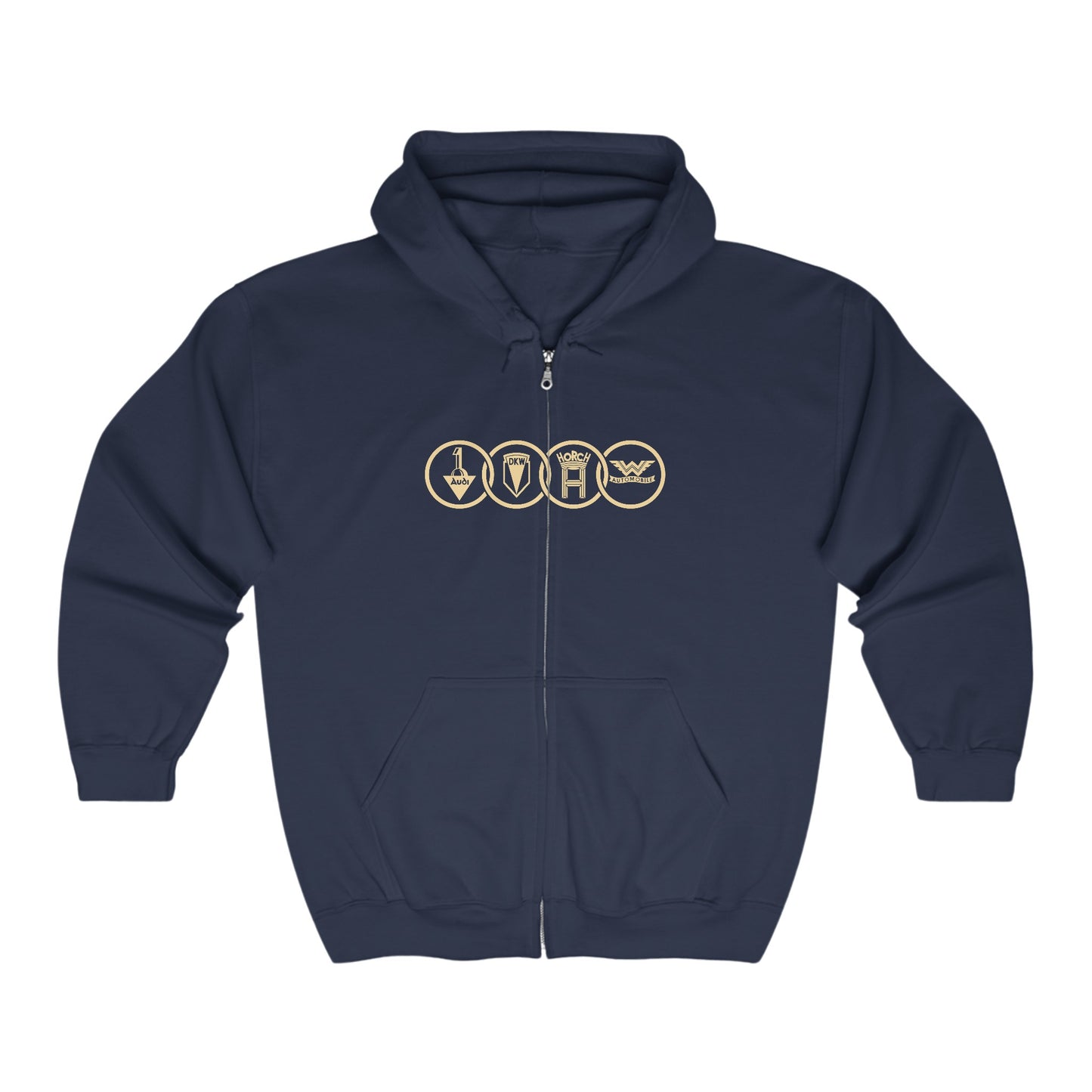 Audi 1932 Logo Zip-Up Hoodie