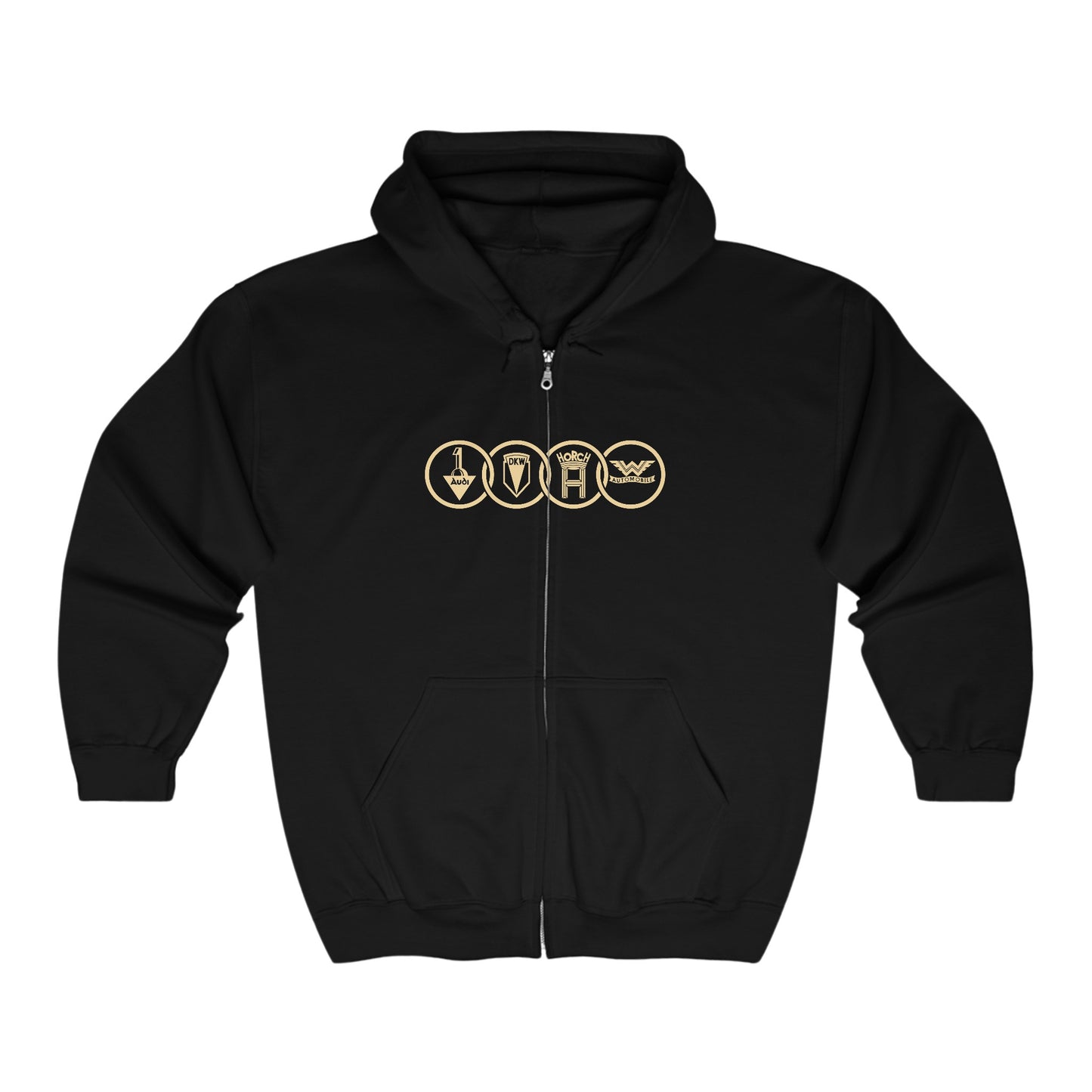 Audi 1932 Logo Zip-Up Hoodie