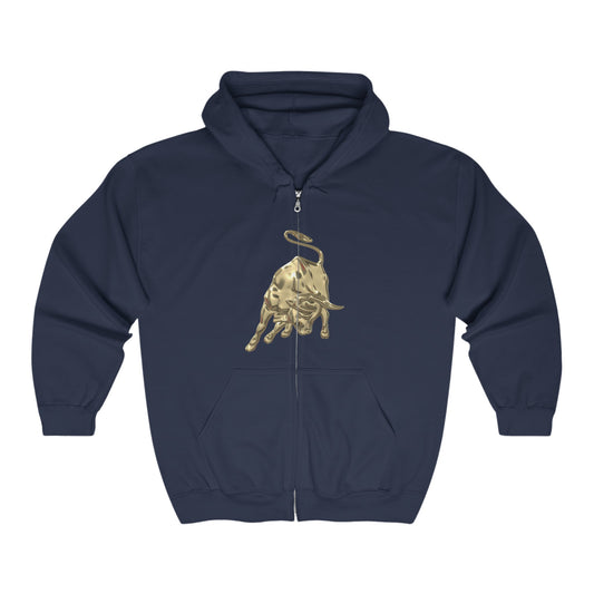 Lamborghini Raging Bull Zip-Up Hoodie