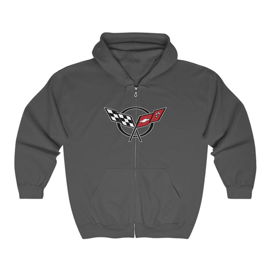Corvette Zip-Up Hoodie
