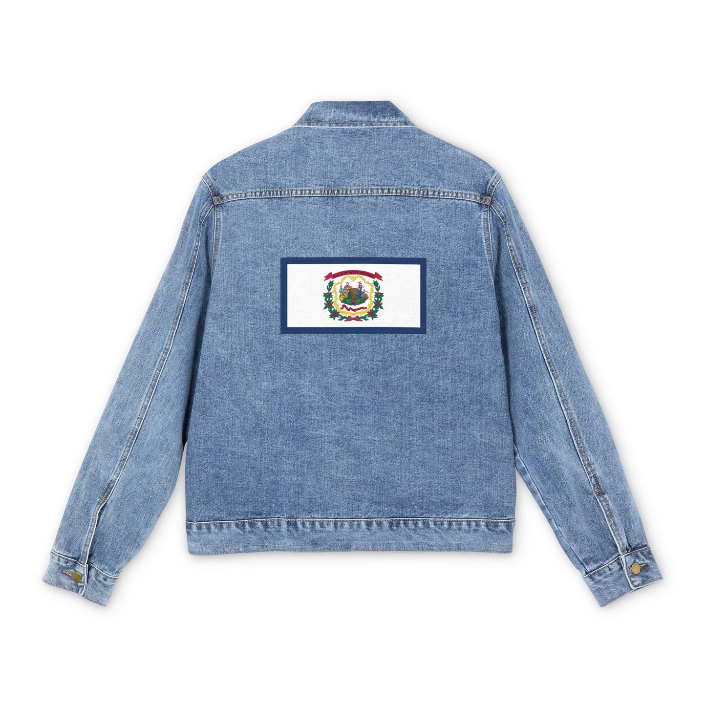 West Virginia Adult Denim Jacket