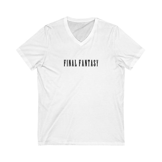 Final Fantasy Adult V-Neck T-Shirt