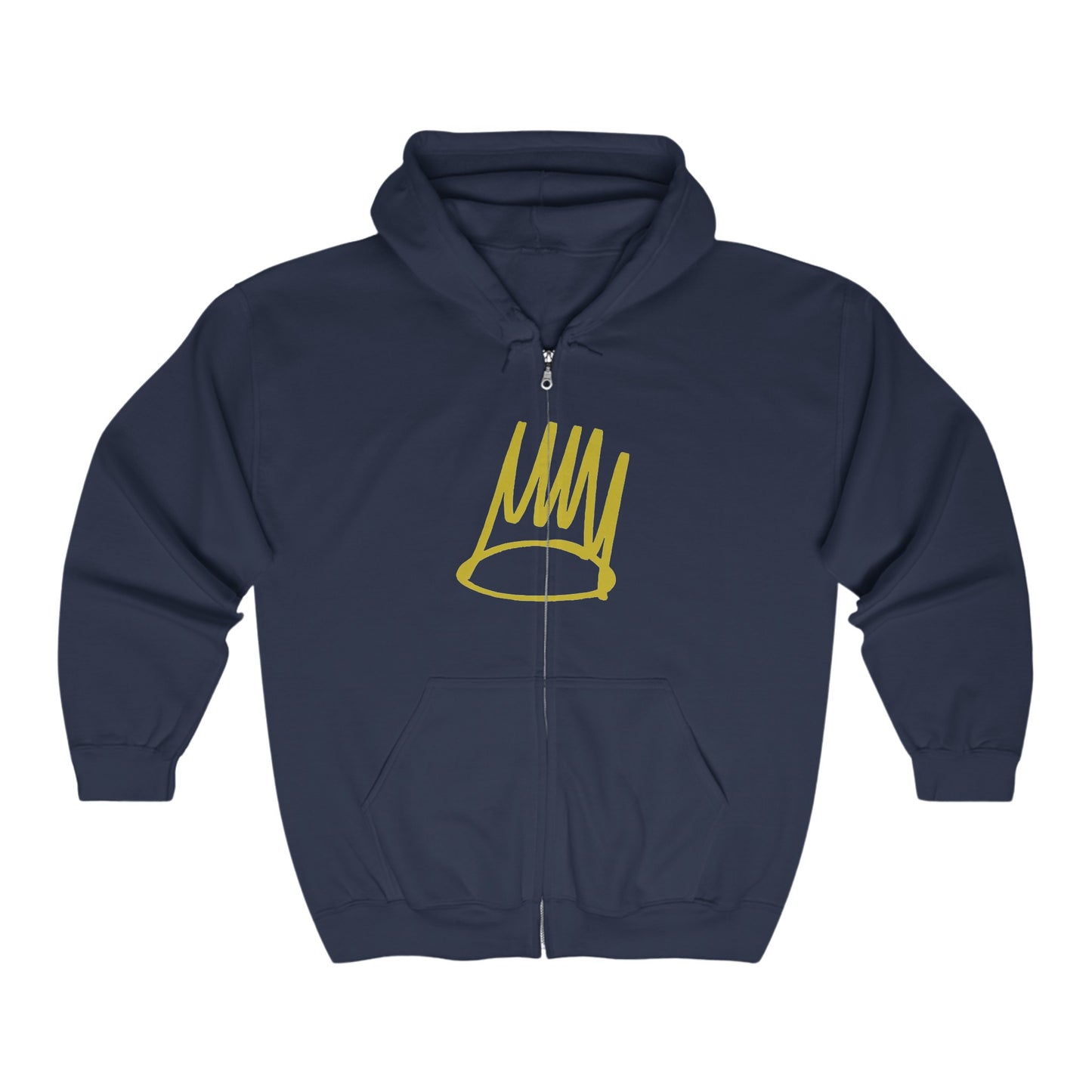 J Cole Crown Zip-Up Hoodie