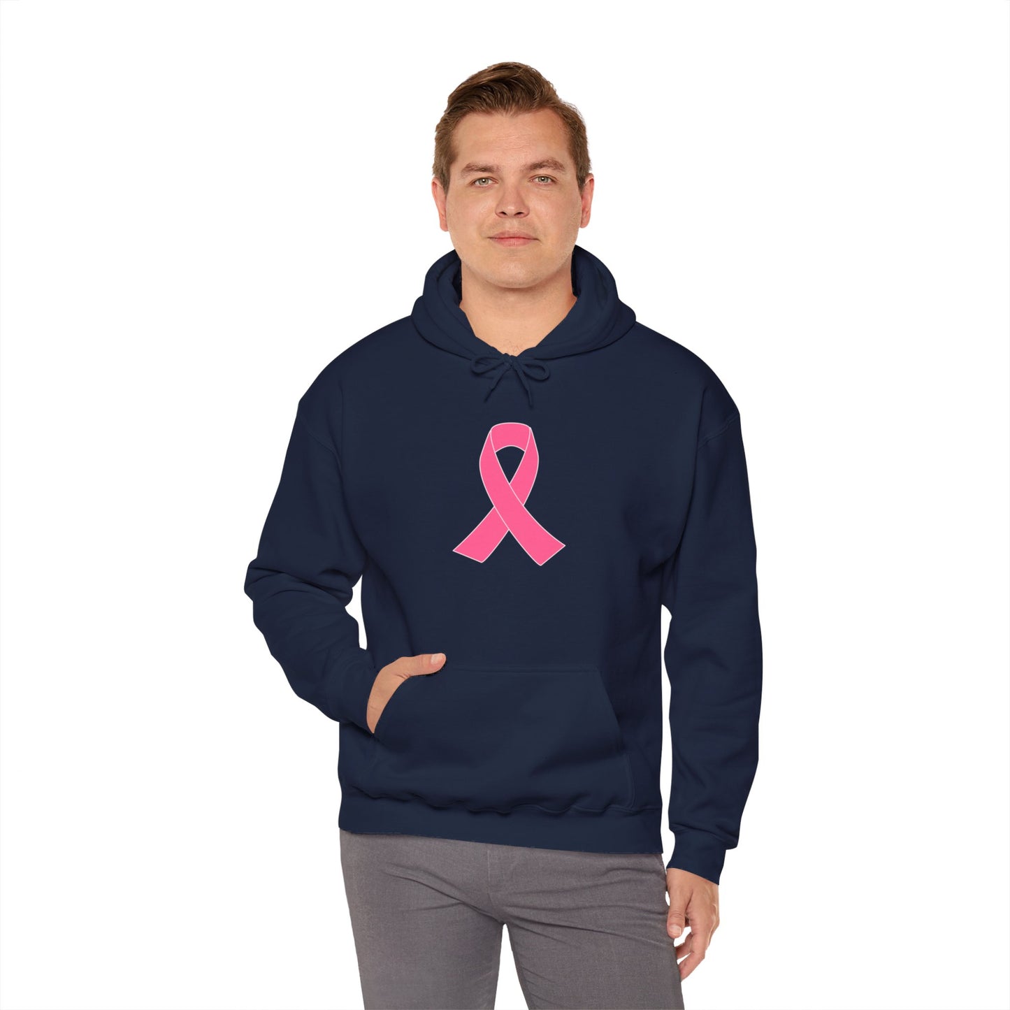 Pink Ribbon Logo Hoodie