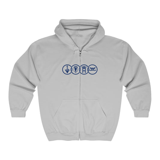 Audi 1932 Logo Zip-Up Hoodie