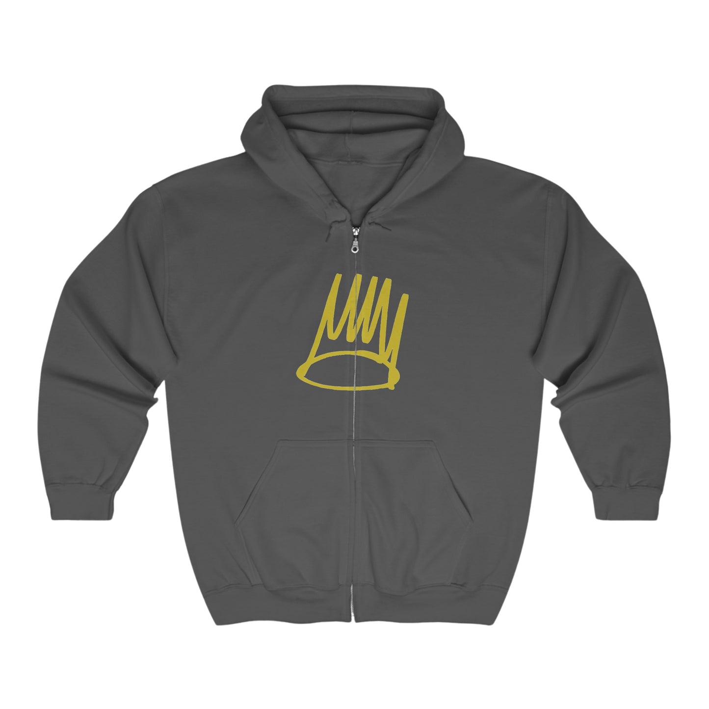 J Cole Crown Zip-Up Hoodie