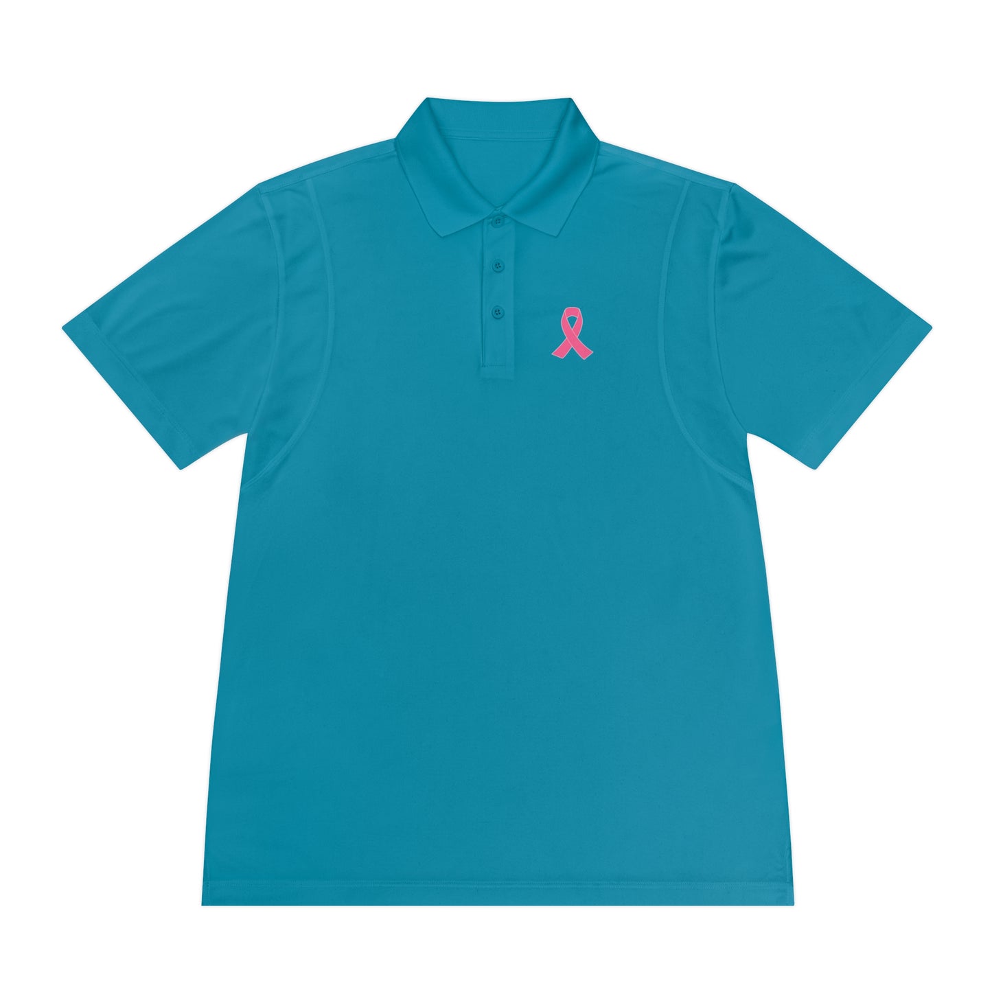 Pink Ribbon Logo Polo Shirt