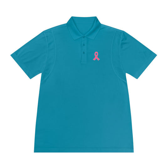 Pink Ribbon Logo Polo Shirt