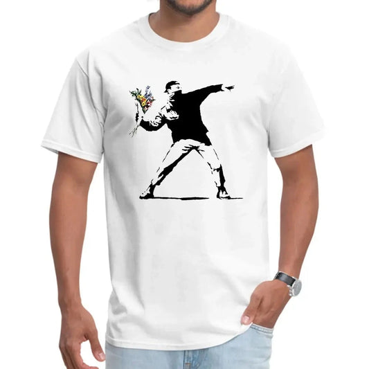 Banksy Flower T-Shirt