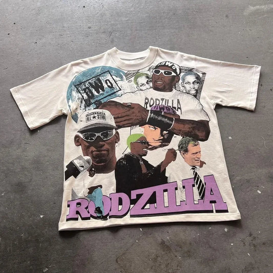 Rodzilla Print T-Shirt
