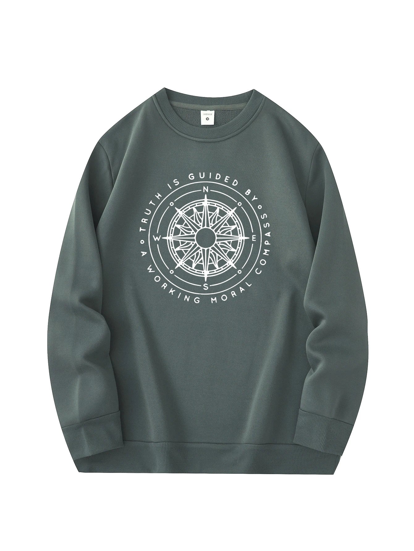 Moral Compass Printed Sweatshirt