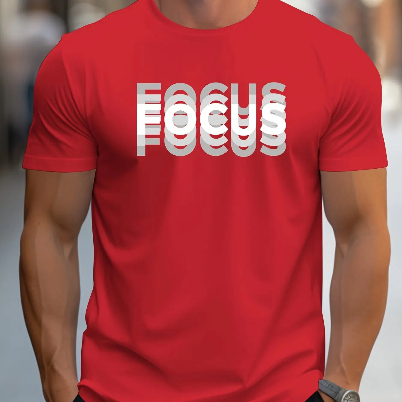 FOCUS Printed T-Shirt