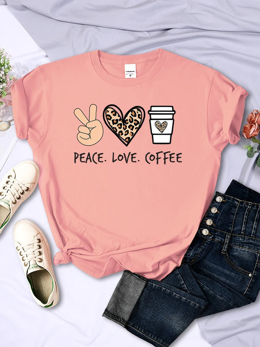 Peace Love Coffee T-Shirt