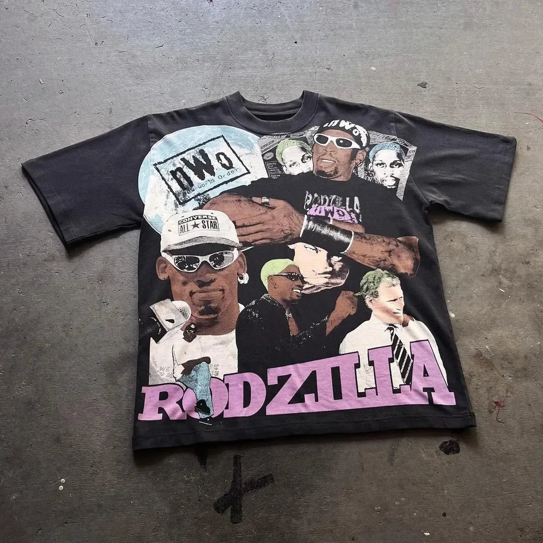 Rodzilla Print T-Shirt