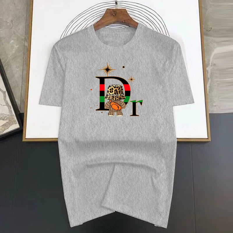 Bear's Back Print T-Shirt