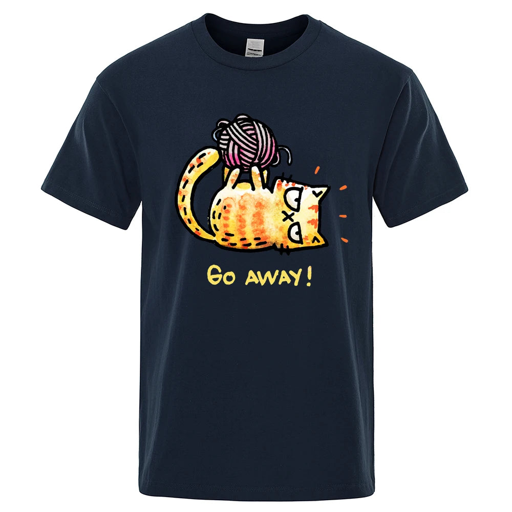 Angry Cat Go Away T-Shirt