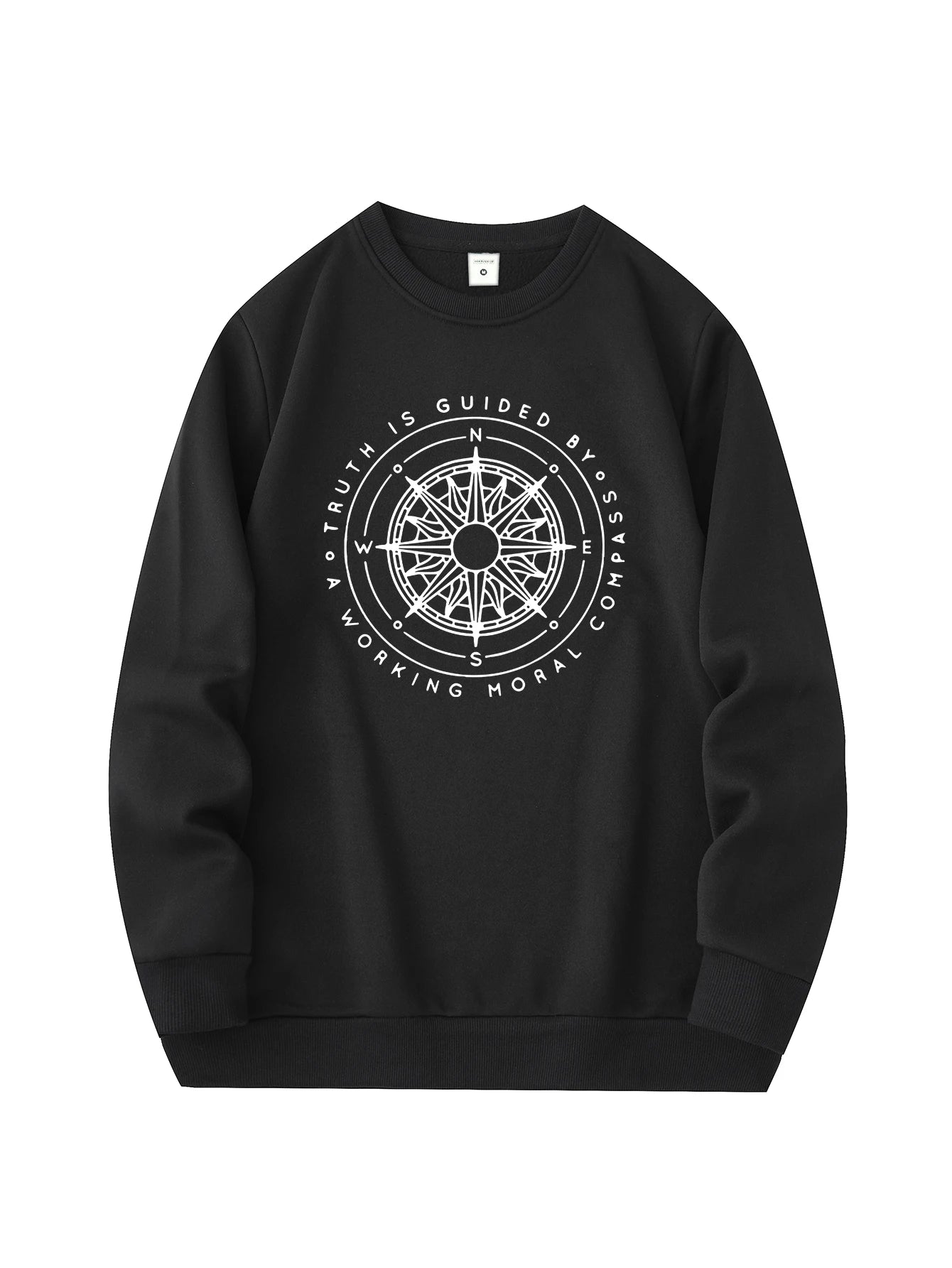 Moral Compass Printed Sweatshirt