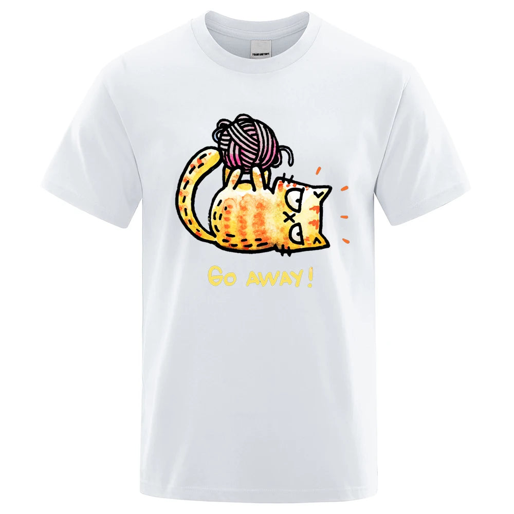 Angry Cat Go Away T-Shirt