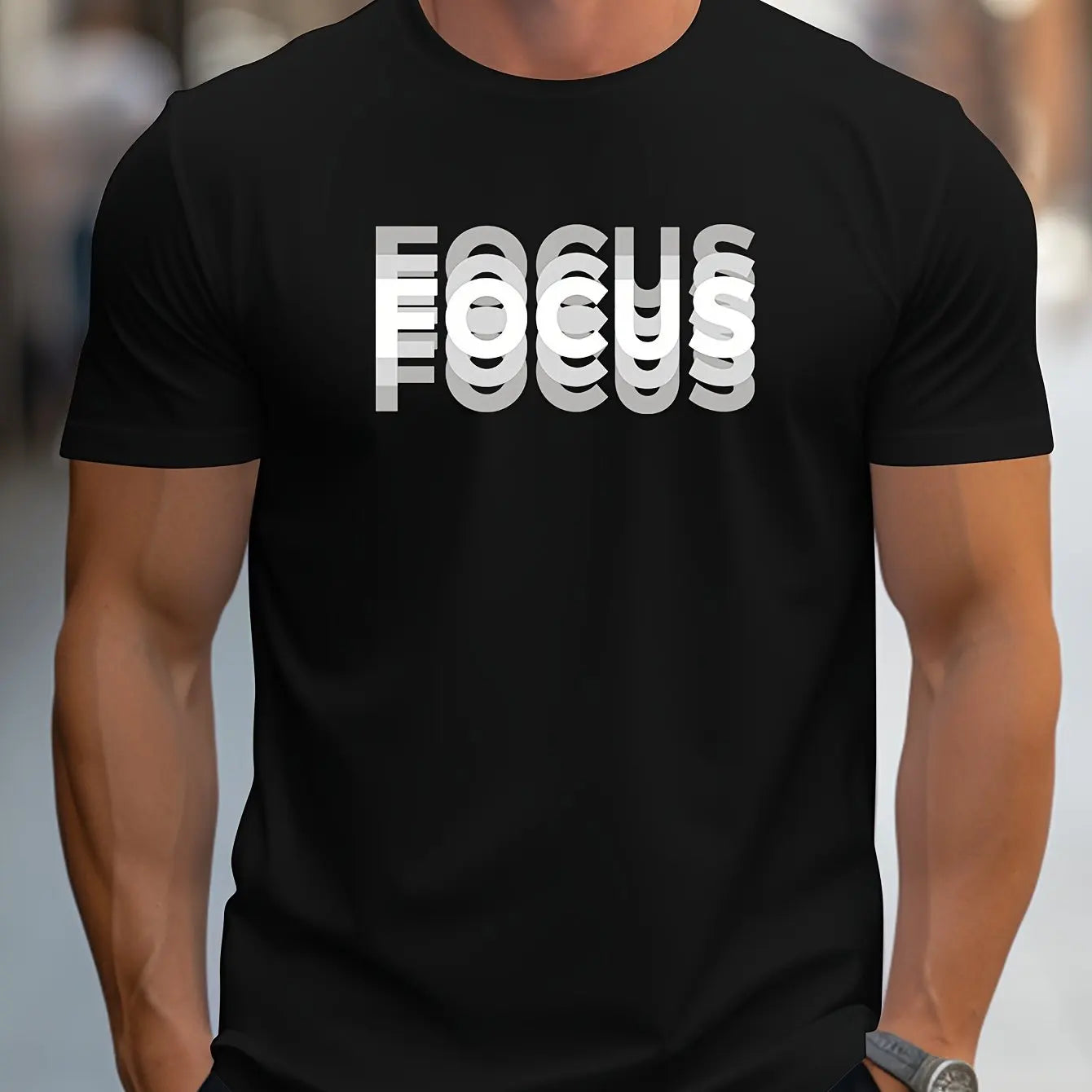 FOCUS Printed T-Shirt