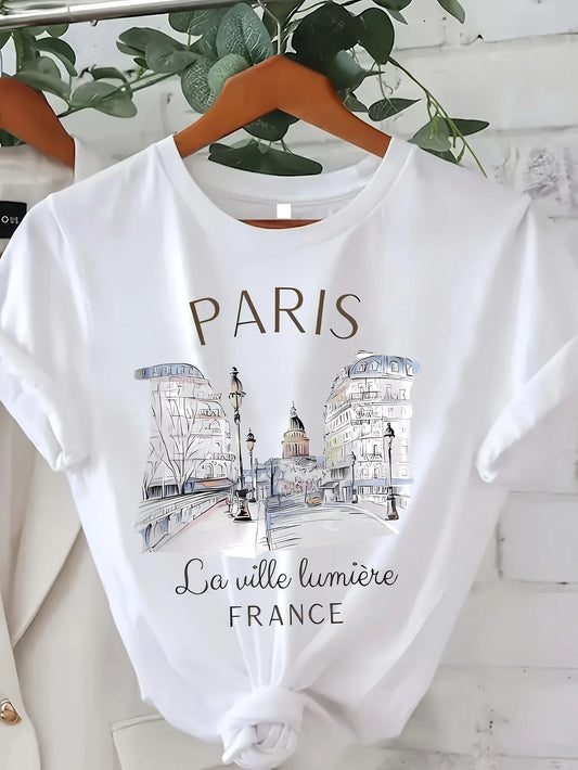 Paris Print T-Shirt