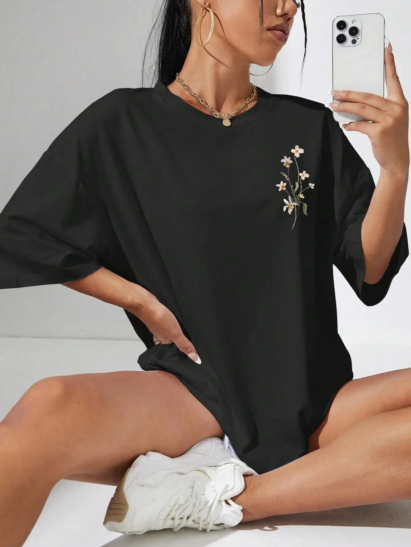 Cottage Core Flower Cluster T-Shirt