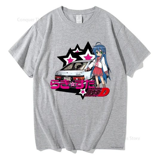 Lucky Star Konata Intitial D T-Shirt
