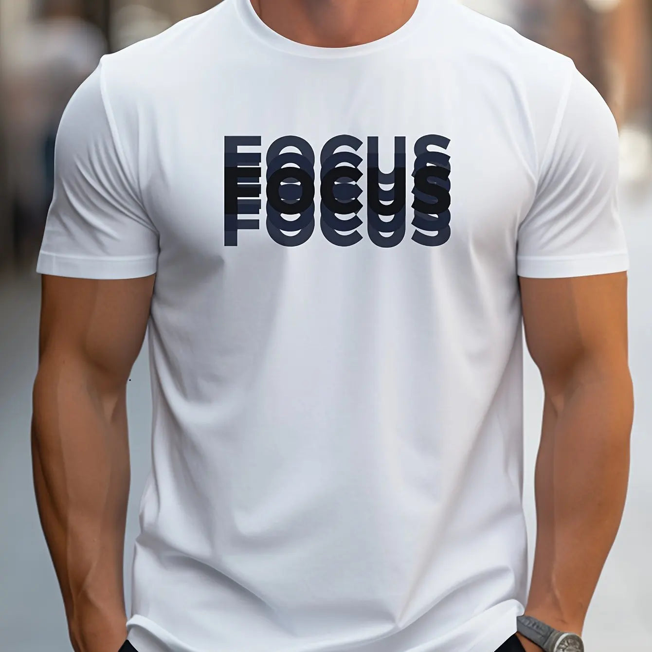 FOCUS Printed T-Shirt