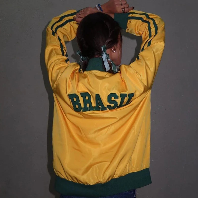 Brasil Zip-Up Hoodie