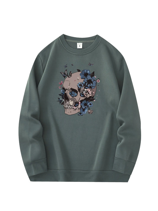 Skull Printed Sweatshirt