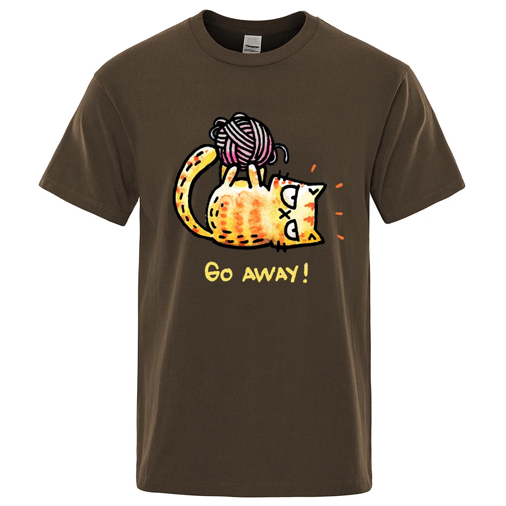 Angry Cat Go Away T-Shirt