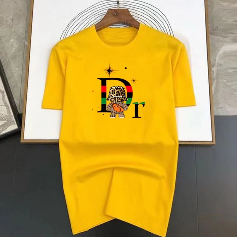 Bear's Back Print T-Shirt