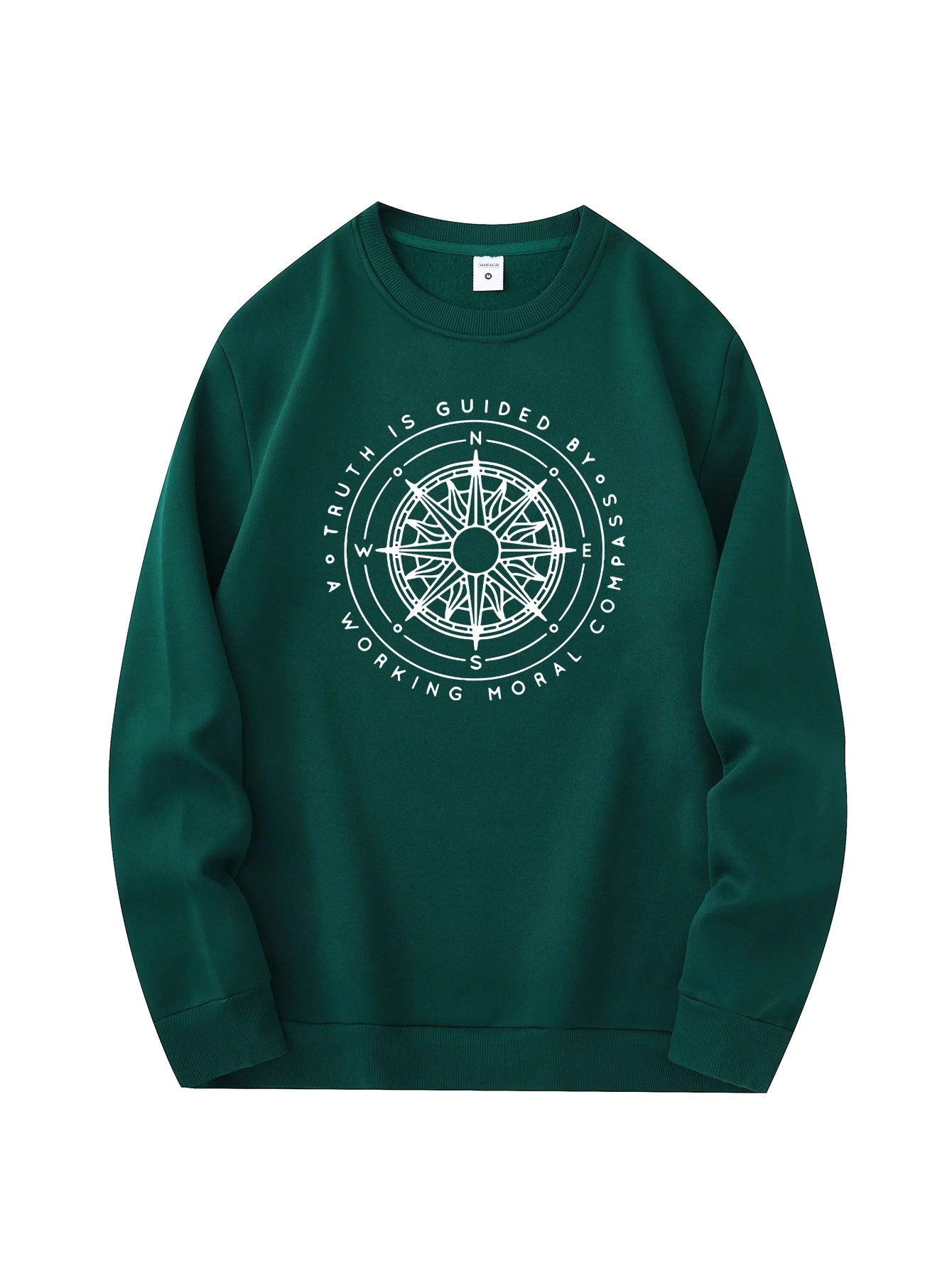 Moral Compass Printed Sweatshirt