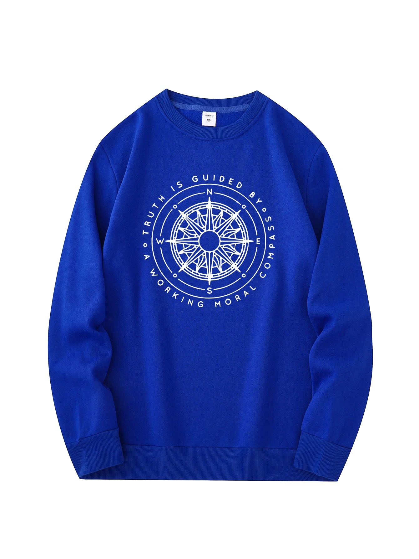 Moral Compass Printed Sweatshirt