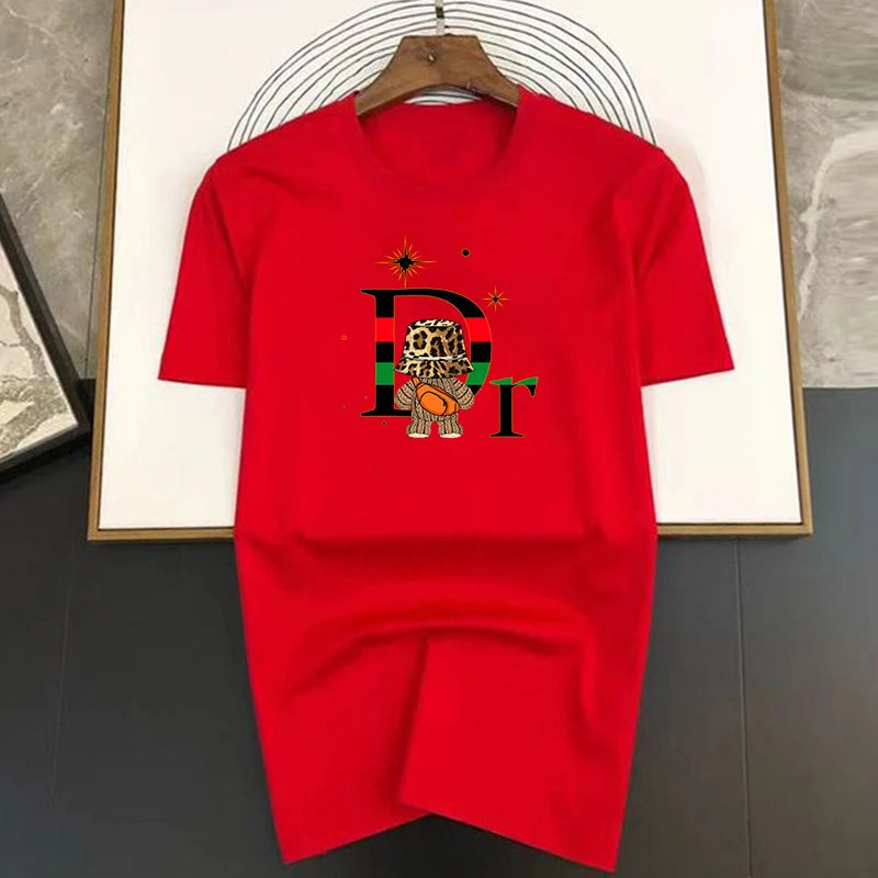 Bear's Back Print T-Shirt
